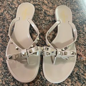 Valentino garavani Rockstud jelly thong